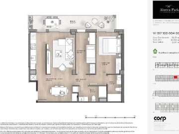 Piso en venta en calle Torrentet Rosers Lluis Companys Martorell, Abrera, de 61 m² 2 habitaciones por 301.000