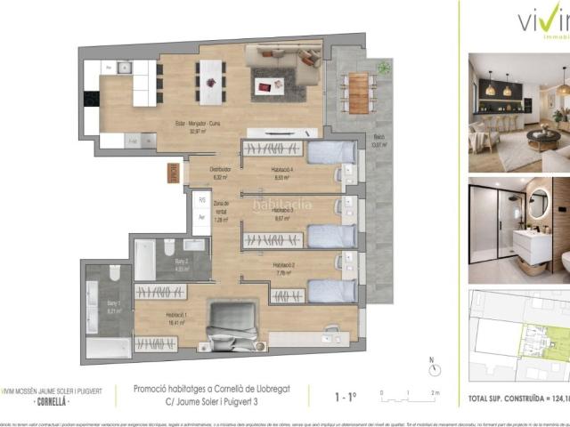 Piso en venta en Cornellà de Llobregat, La Gavarra. Obra nueva en Cornellà de Llobregat En el Corazón de la Gavarra. Pisos Cornellà de.