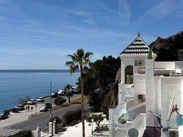 Piso en venta en El Molino, Frigiliana - Terraza