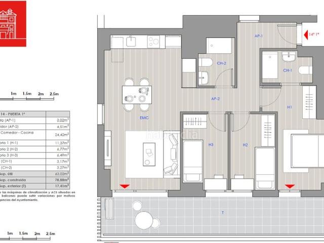Piso en venta en Esplugues de Llobregat, Can Vidalet. Vivienda para inversión, con parquing y trastero incluido, en Esplugues. Pisos Esplugues de.