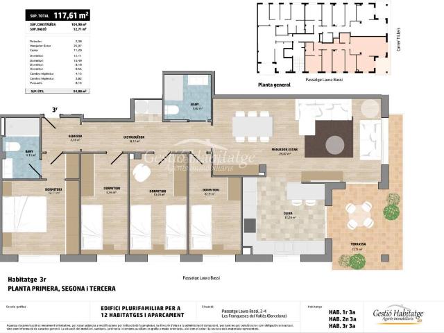 Piso en venta en Franqueses del Vallès Les. Pis en venta en Corró dAvall. Pisos Franqueses del Vallès.