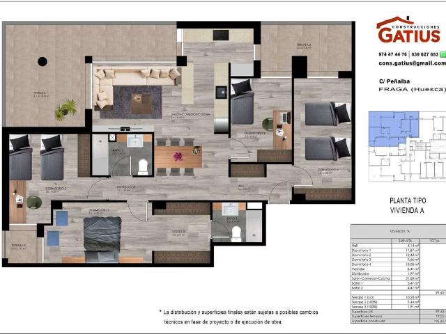 Piso en Venta en Fraga