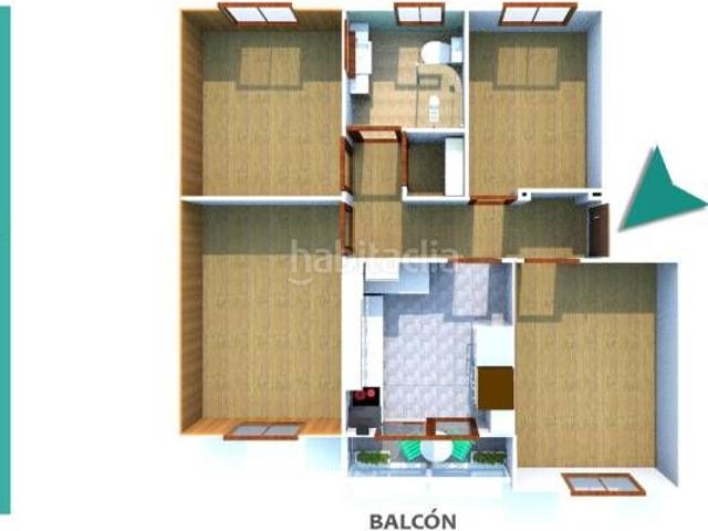 Piso en venta en Galdakao. Inmobiliaria Basconia gestiona la venta de vivienda en Aperribai con tres dormitorios. Pisos.
