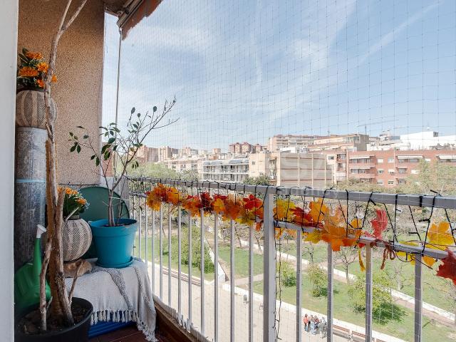 Piso en venta en Hospitalet de Llobregat L´, Sanfeliu. Can Boixeres. Piso de 66 m2, 5ª planta real con ascensor, totalmente exterior y muy luminoso. 2 habitaciones dobles, 2 balcones, A. Pisos.