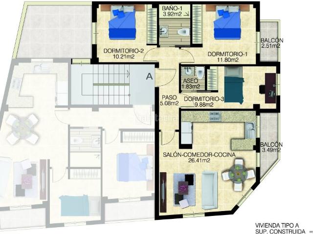 Piso en venta en Jacarilla. Pisos.
