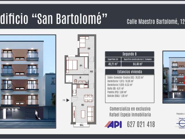 Piso en venta en Jaén, San Bartolomé Millán de Priego. Pisos.