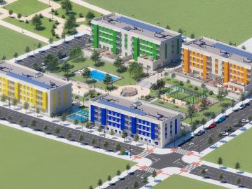 Plaza de Colón, Salamanca - Terraza, Gimnasio