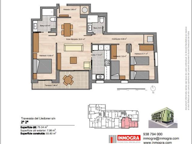 Piso en Venta en Lledoner