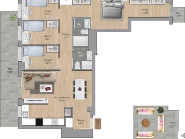 Piso en Venta en Passeig Maragall