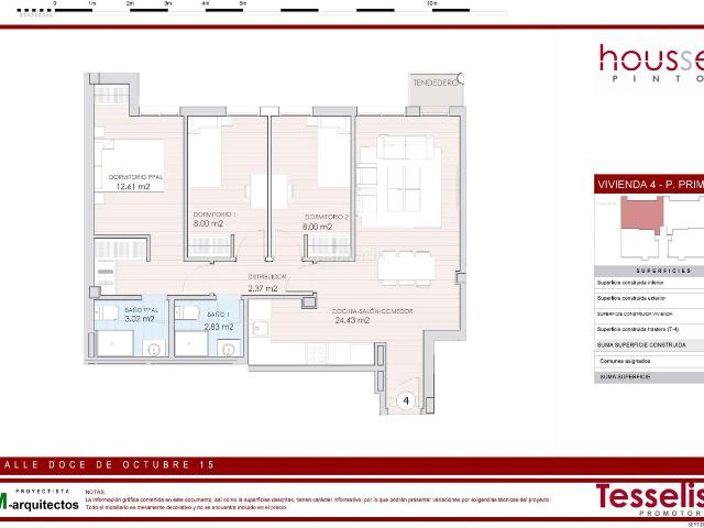 Piso en venta en Pinto, San José Buenos Aires. Viviendas de obra nueva en venta en Pinto con aerotermia. Pisos.