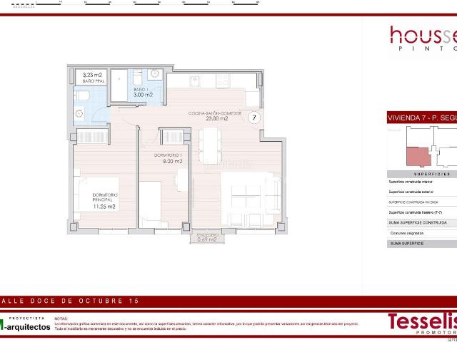 Piso en venta en Pinto, San José Buenos Aires. Viviendas de obra nueva en venta en Pinto con aerotermia. Pisos.
