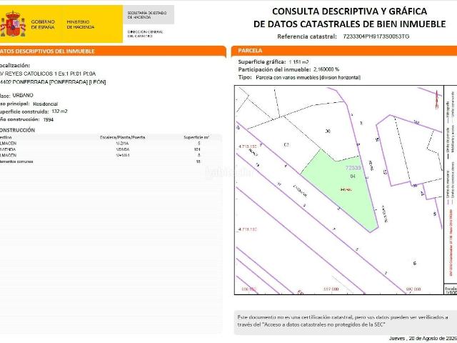 Piso en venta en Ponferrada, Centro. INMUEBLE EN RENTABILIDAD EN EL CENTRO DE PONFERRADA. Pisos.