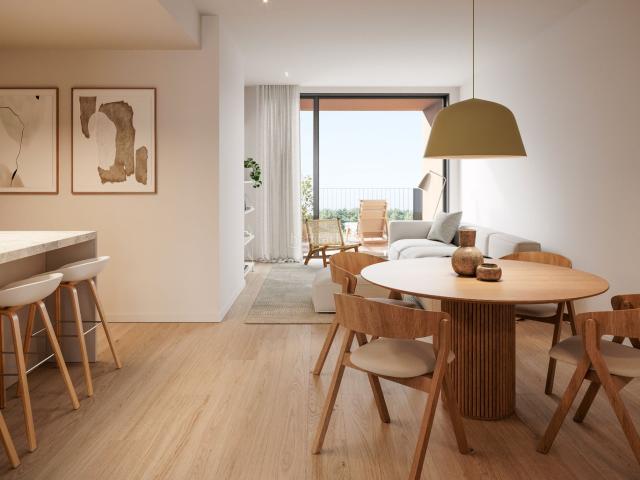 Piso en venta en Quart. Vivienda de obra nueva, cocina con península y balcón terraza. Pisos.