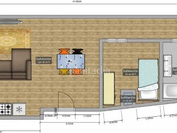 Piso en venta en Roda de Ter. PIS DE 2 HABITACIONS AMB TERRASSA I VISTES. Pisos Roda de.