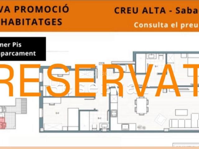 Piso en venta en Sabadell, Creu Alta. OBRA NUEVA en SABADELL. Pisos.