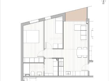 Piso en venta en Sabadell, Creu de Barberà. obra feijoo primero B 2h. Pisos.