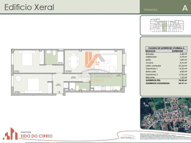 Piso en venta en Silleda. PISO DE NUEVA CONSTRUCCIÓN EN BANDEIRA. Pisos.