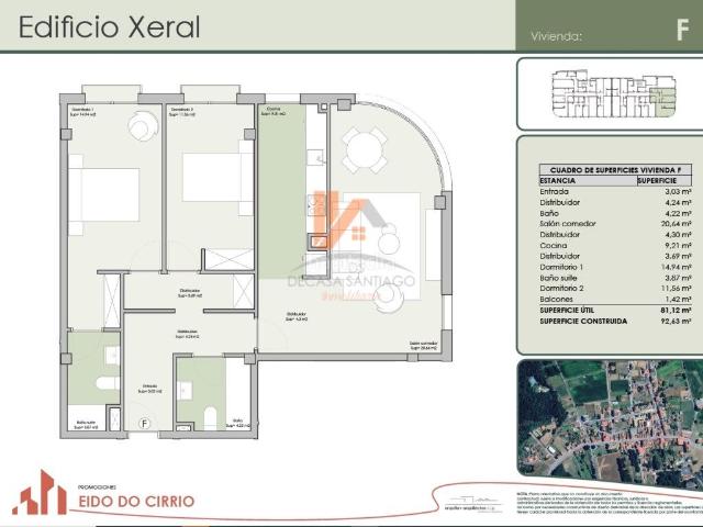 Piso en venta en Silleda. PISO DE NUEVA CONSTRUCCIÓN EN BANDEIRA. Pisos.
