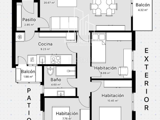 Piso en venta en Terradillos. Cuidada vivienda con garaje y trastero opcional. Pisos.
