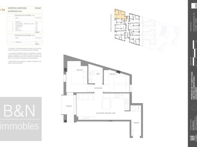 Piso en venta en Terrassa, Poble Nou. VIVIENDA LUMINOSA DISEÑO MODERNO BALCÓN PARA DISFRUTAR. Pisos.