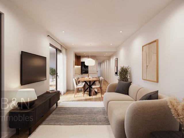 Piso en venta en Terrassa, Poble Nou. PISO ESPECIAL CON TERRAZA A PIE DE SALÓN LUZ, AMPLITUD Y EXTERIOR. Pisos.