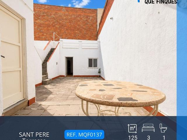 Piso en venta en Terrassa, San Pere. Espacio y tranquilidad en tu oasis privado de Sant Pere. Pisos.