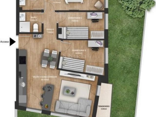 Piso en venta en Torrelavega, Sierrapando. Bajo con amplio jardín Obra nueva en Sierrapando. Pisos.