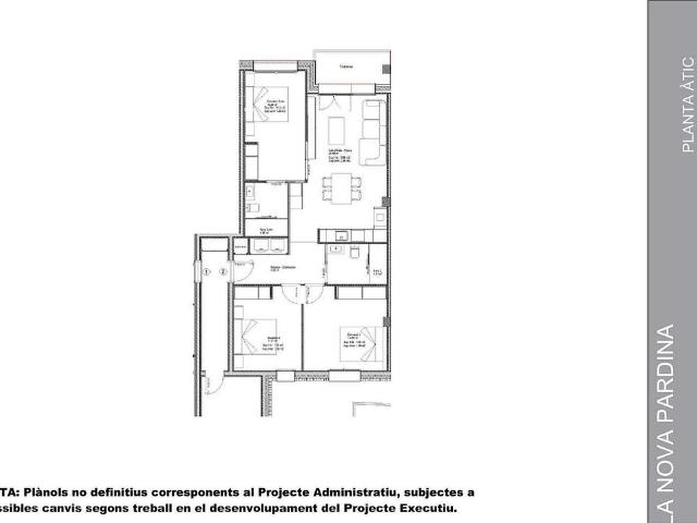 Piso en venta en urbanización El Bedrà, Aixirivall, de 95 m² 3 habitaciones por 640.000