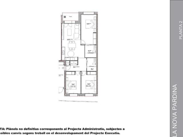 Piso en venta en urbanización El Bedrà, Aixirivall, de 97 m² 3 habitaciones por 540.000