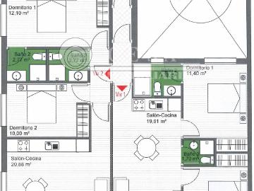 Piso en Venta en Urbanización Santa Rosa