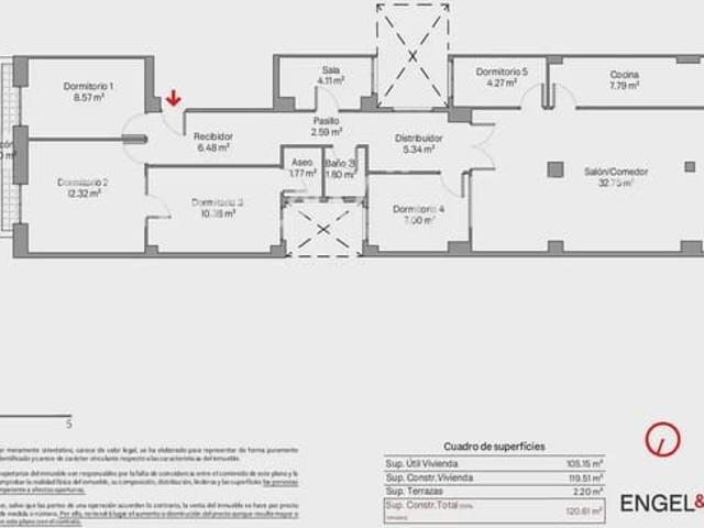 Piso en venta en València, Valencia Costa Valencia