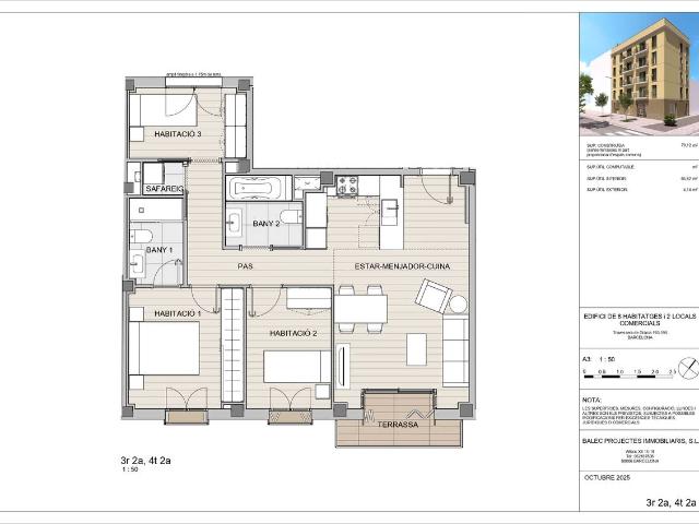 Piso en Venta en Vila de Gràcia