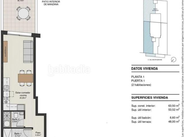 Piso en venta en Viladecans, Torrent Ballester. Piso en calle salvador baroné 125 Viladecans. Pisos.