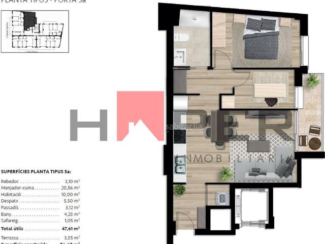 Piso en venta en Vilafranca del Penedès, Poble Nou. Promoción MontblancIgnasi Iglésias. Pisos Vilafranca del.