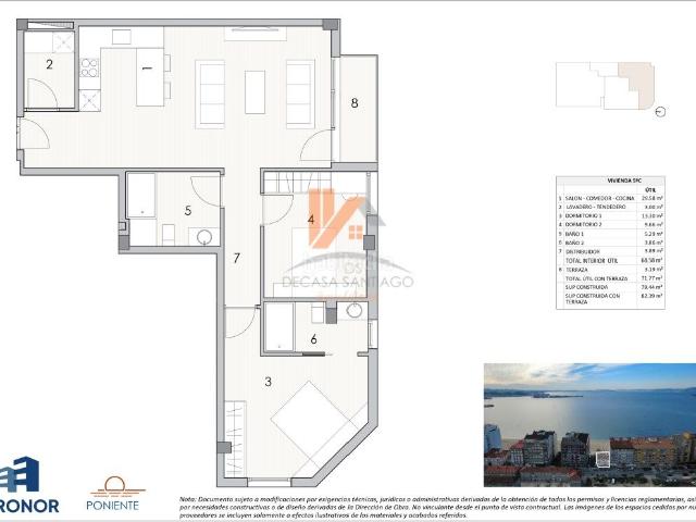 Piso en venta en Vilagarcía de Arousa, Vilagarcía. EDIFICIO PONIENTE Viviendas en primera línea de playa en Vilagarcía de Arousa. Pisos Vilagarcía de.