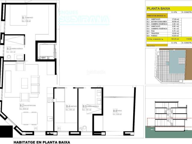 Piso en venta en Vilanova del Camí. OBRA NOVA PLANTA BAIXA EN VENDA A VILANOVA DEL CAMÍ Manuel de Falla. Pisos Vilanova del.