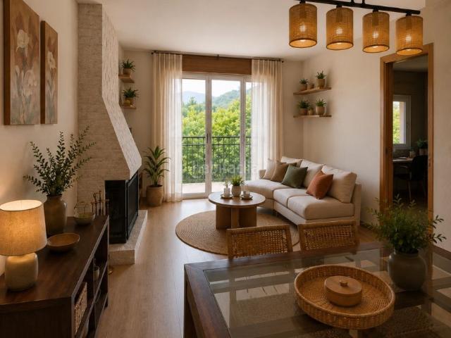 Piso en venta en Vimbodí. Piso de 75 m² con 3 habitaciones, balcón, chimenea y parking incluido. Pisos.
