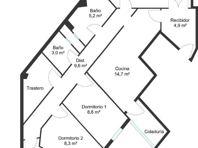 Piso en zona Eusebio Estada con aparcamiento