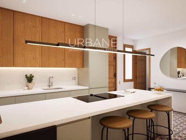 Piso Luminoso Reformado con Balcón – 3 Dormitorios en el Eix. 184m² Barcelona