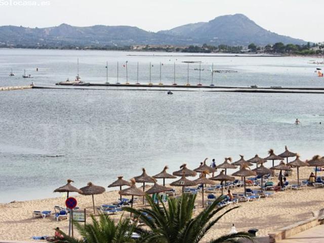 Piso reformado, amueblado, con terraza y vistas al mar en Puerto Pollensa