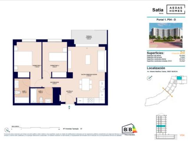 Piso Venta Murcia Capital, Zarandona