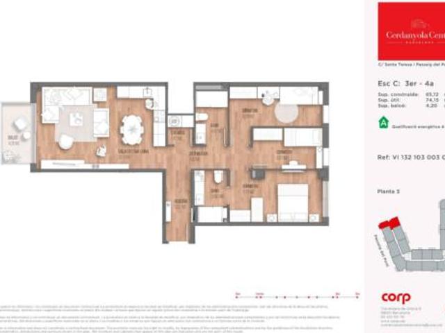 Piso Venta Cerdanyola del Vallès, Fontetes Carretera de Barcelona