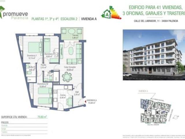 Piso Venta Palencia Capital, El Carmen La Lanera