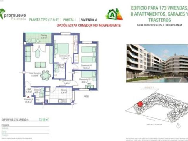 Piso Venta Palencia Capital, San Antonio