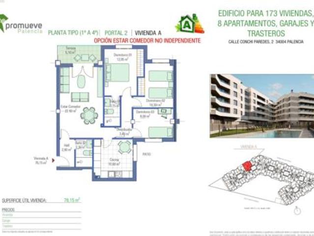 Piso Venta Palencia Capital, San Antonio