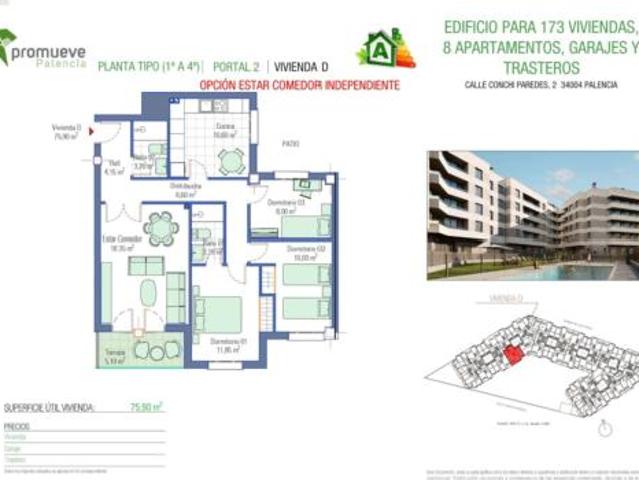 Piso Venta Palencia Capital, San Antonio