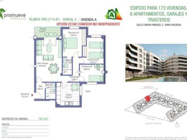 Piso Venta Palencia Capital, San Antonio