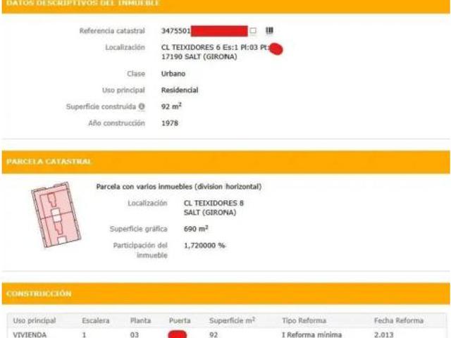 Piso Venta Salt, Veïnat