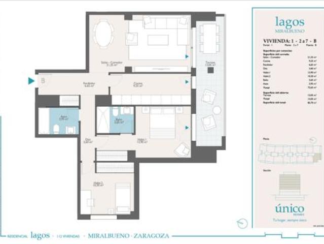 Piso Venta Zaragoza Capital, Miralbueno