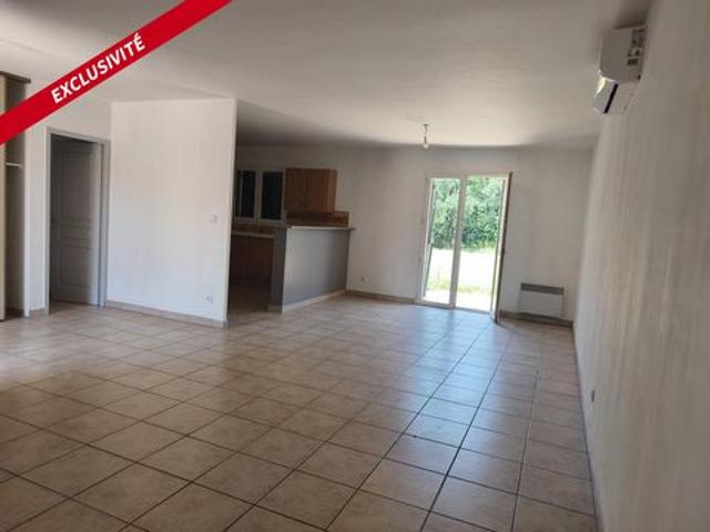 Pompignan, sur les coteaux, villa T4 de 85m² avec garage sur une parcelle de 2300m²